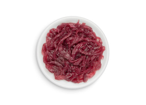 Sladko kisla vložena rdeča čebula